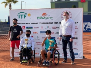 Uluslararası tekerlekli sandalye tenis turnuvaları sona erdi